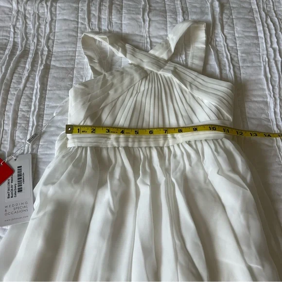 JJ’s House Ivory Junior Bridesmaids Dress Wedding SZ 6 and 7 - Picture 14 of 15